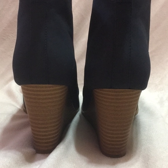 Navy blue wedges - Picture 4 of 9